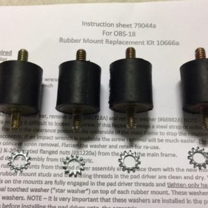 Clarke Spring Mount Kit - (rubber mounts) - Comes with installation instructions