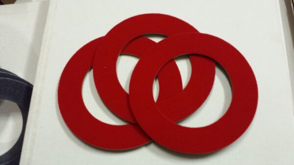 Trio Red Velcro Rings - price is for 1 - ONE