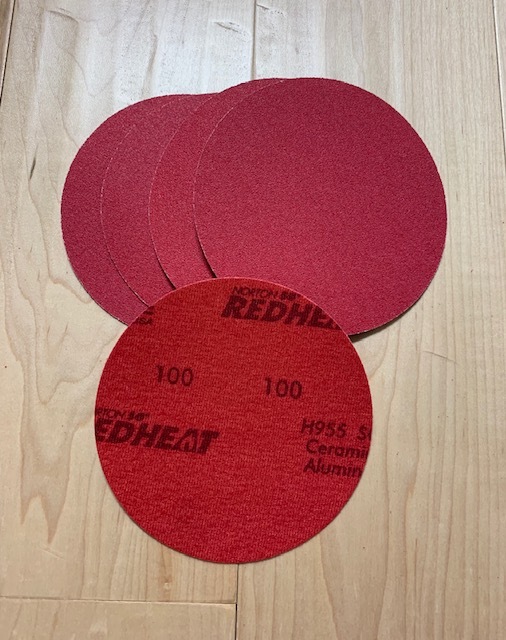 5" Norton Red Heat Discs H&L "Norzon"