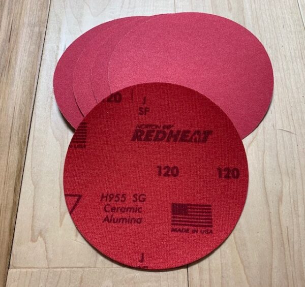 6" Red Heat Norgrip H&L Discs - Box/40 discs