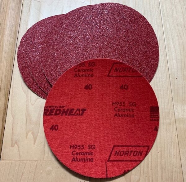 7" Red Heat H&L Norgrip Discs Box-25