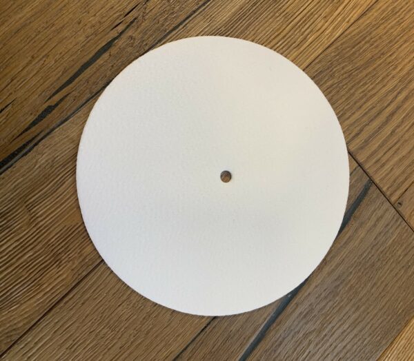 Edger Felt Pad 7" - 5/16" center hole - White Pad ea.